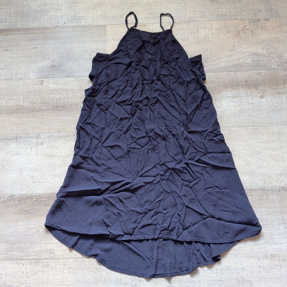 Volcom Navy Blue Dress Small S Halter Casual Beach Summer Dress